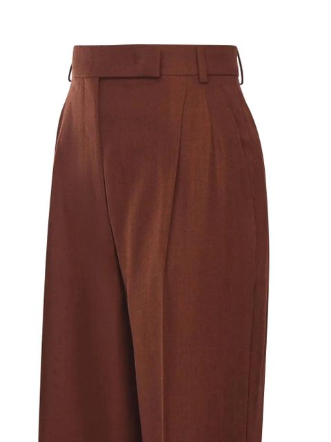 Max Mara pleated wool trousers - Brown - zdjęcie produktu nr 2