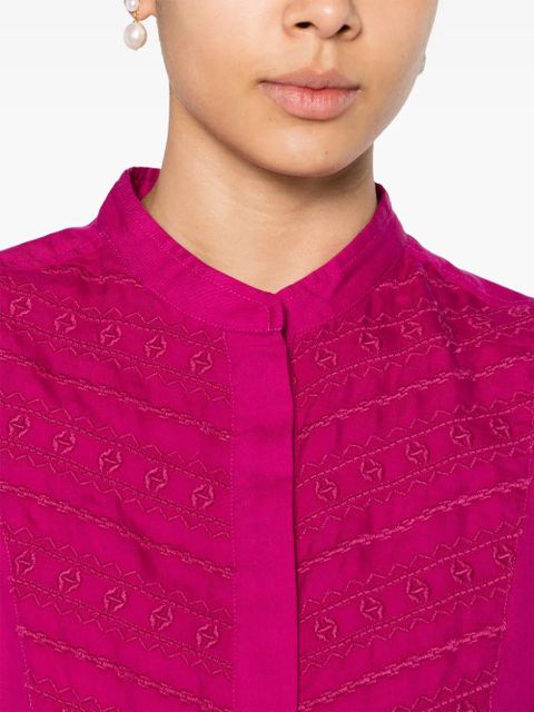 MARANT ÉTOILE Britten embroidered-detail shirt - Pink
