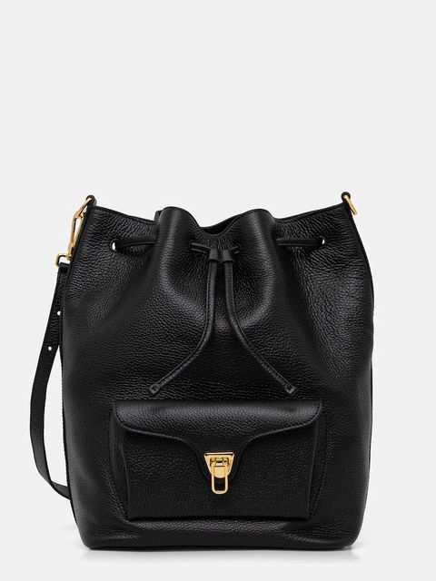 Coccinelle torebka skórzana kolor czarny E1.TFK.23.01.01