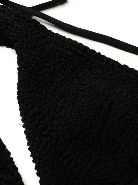 Bond-eye Sofie triangle bikini top - Black