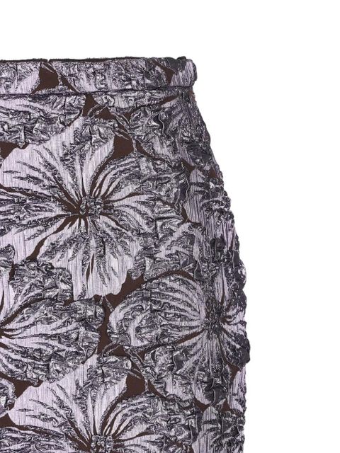 Gucci floral midi skirt - Purple - zdjęcie produktu nr 2