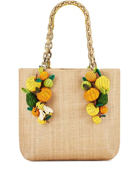 Aquazzura mini Punch tote bag - Neutrals - zdjęcie produktu nr 1