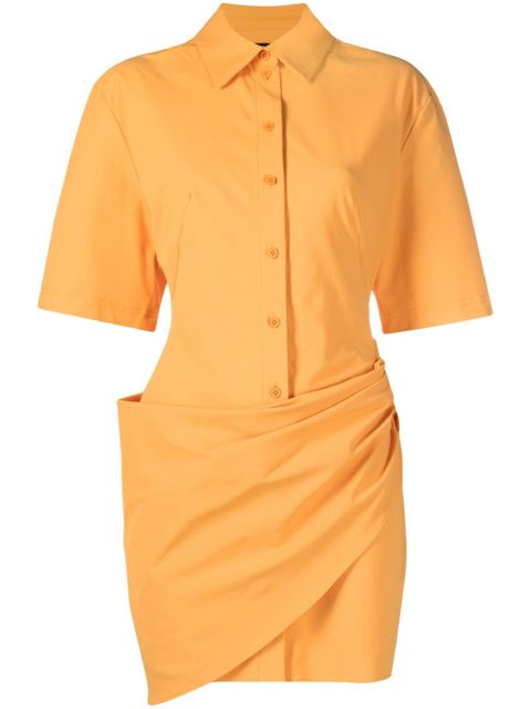 Jacquemus La robe Camisa shirt dress - Orange - zdjęcie produktu nr 1