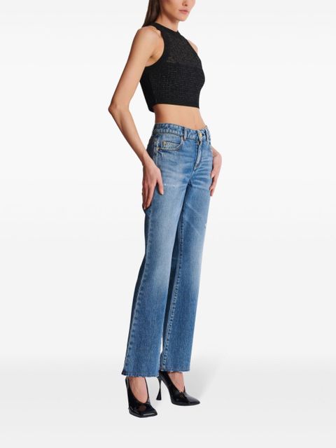 Balmain 4G halterneck knit top - Black