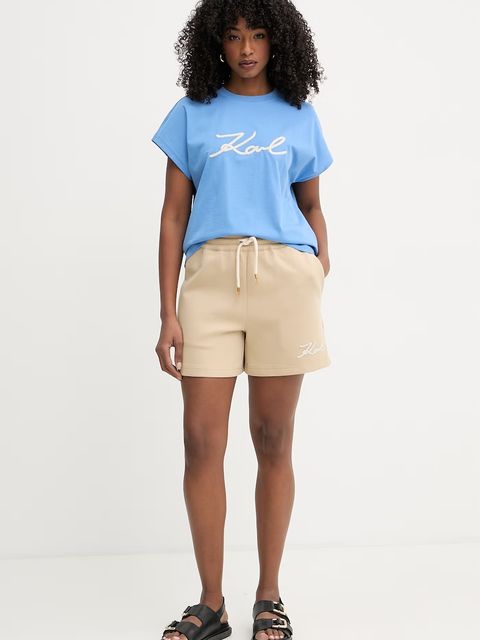 Karl Lagerfeld t-shirt damski bawełniany - zdjęcie produktu nr 1