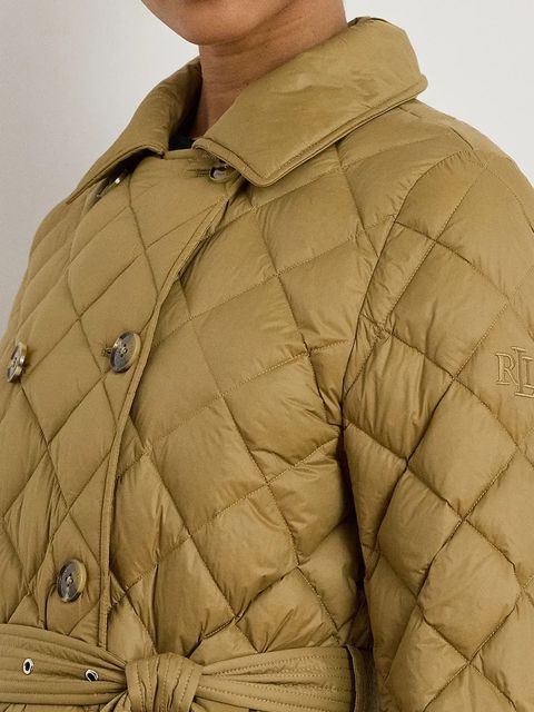 Lauren Ralph Lauren płaszcz kolor brązowy 297979514