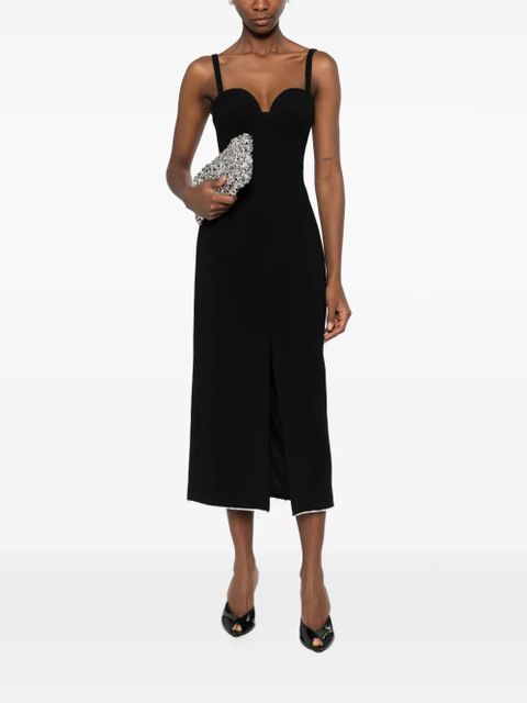 Givenchy sweetheart-neck midi dress - Black