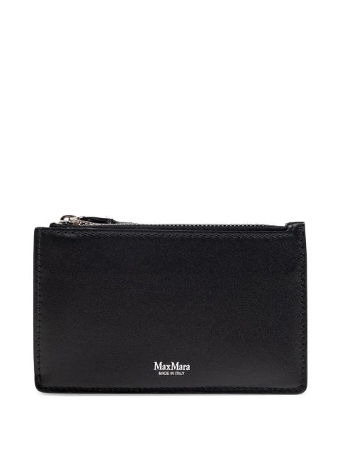Max Mara leather zip pouch - Black - zdjęcie produktu nr 1