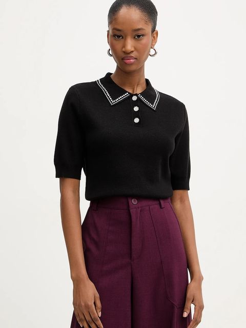 Morgan sweter damski kolor czarny lekki MAP - zdjęcie produktu nr 1