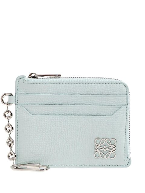 LOEWE zip-fastening card holder - Blue - zdjęcie produktu nr 1
