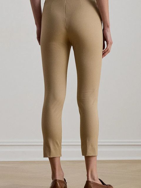 Lauren Ralph Lauren spodnie slim fit damskie z wiskozą - zdjęcie produktu nr 1