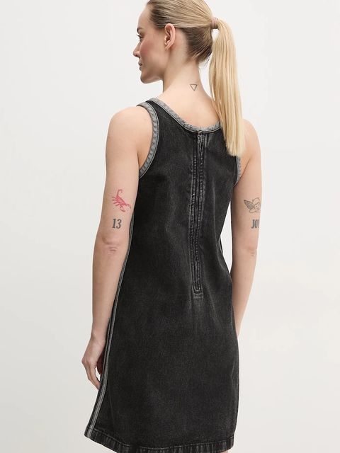 adidas Originals sukienka jeansowa DENIM 3S DRESS