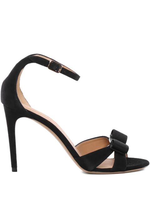 Ferragamo bow stiletto sandals - Black - zdjęcie produktu nr 1