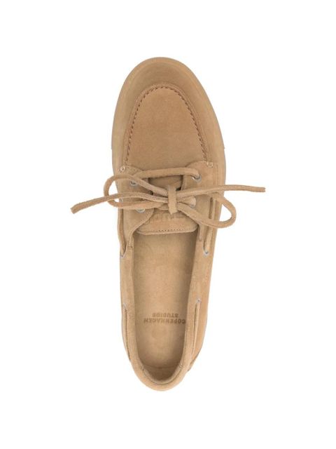 Copenhagen suede boat shoes - Neutrals