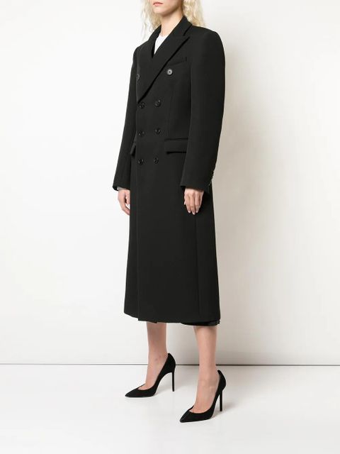 WARDROBE.NYC x The Woolmark Company Release 05 double-breasted coat - Black