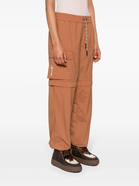 Moncler Grenoble detachable-leg cargo trousers - Brown