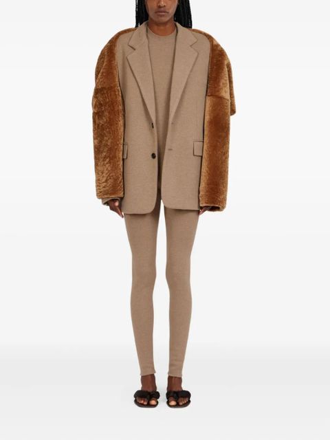 Ferragamo single-breasted flap-pocket blazer - Neutrals