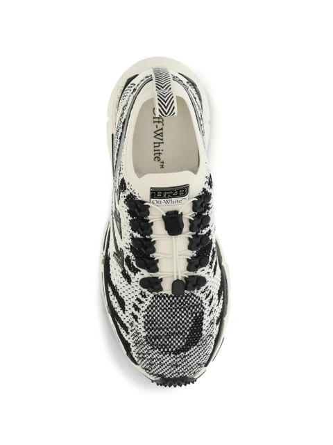 Off-White Be Right Back knitted logo sneakers - Neutrals