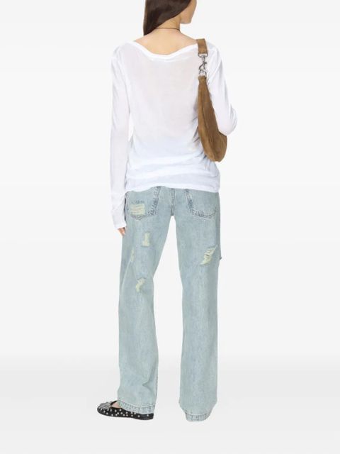 Gimaguas Bahmon long-sleeve mini dress - White