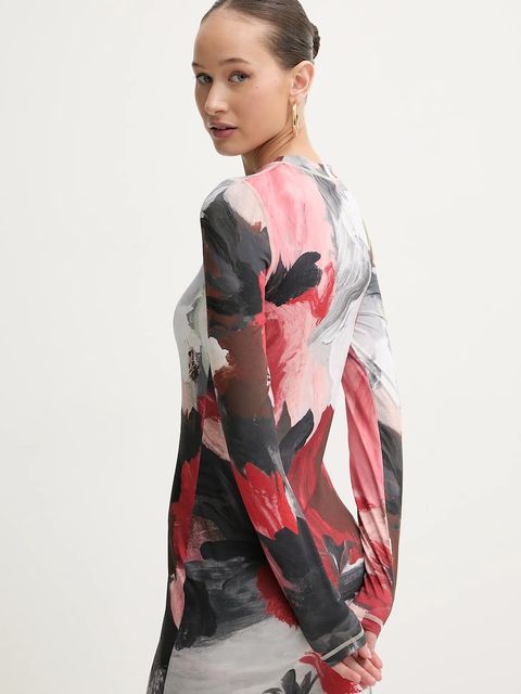 Stine Goya sukienka kolor multicolor midi dopasowana SG-PS26-D074-2244