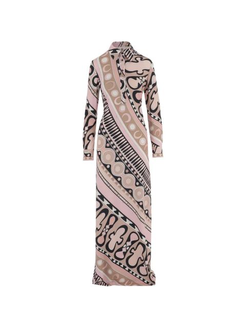 PUCCI Soleil-print chemisier dress - Pink - zdjęcie produktu nr 1