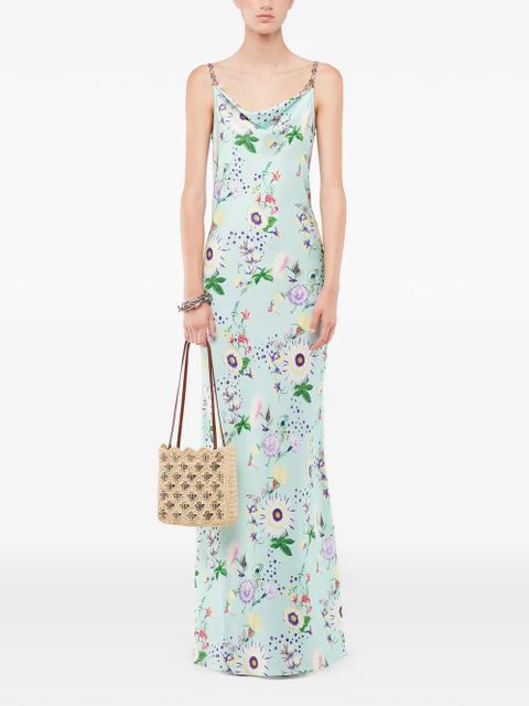 Rabanne floral chain dress - Green - zdjęcie produktu nr 2