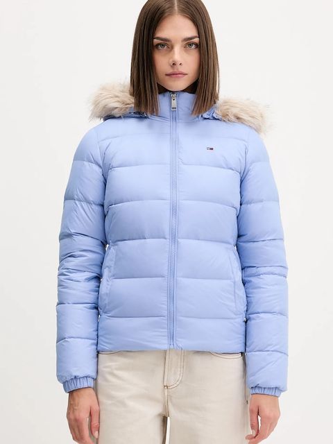 Tommy Jeans kurtka puchowa damska kolor beżowy DW0DW18312 - zdjęcie produktu nr 1