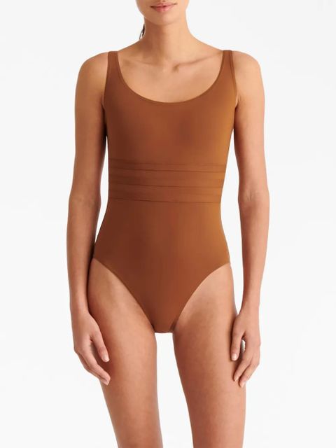 ERES Asia scoop-back swimsuit - Brown