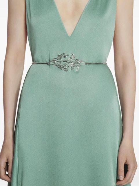 Lanvin leaf-motif belt - Silver - zdjęcie produktu nr 2