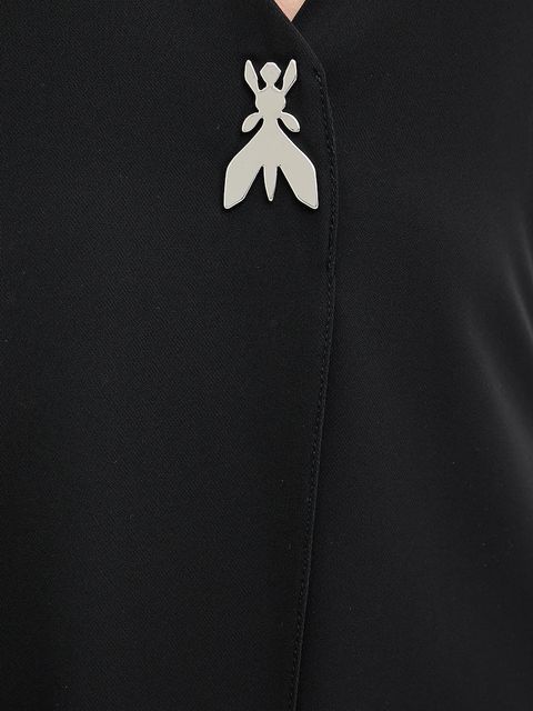 Patrizia Pepe bluzka damska kolor czarny gładka 8C0806 A454