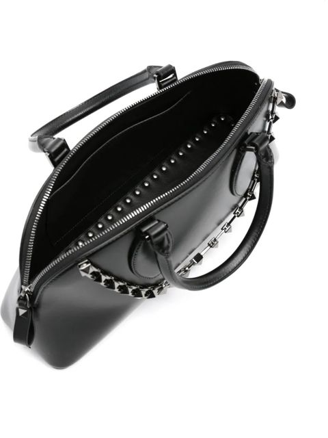 Valentino Garavani Rockstud leather tote bag - Black