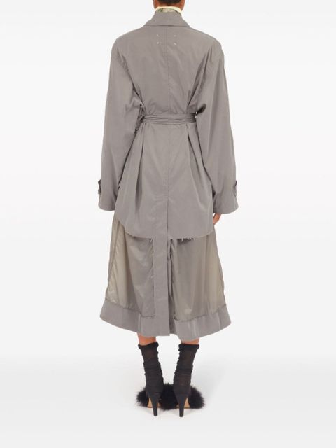 Maison Margiela Décortiqué reversible trench coat - Grey