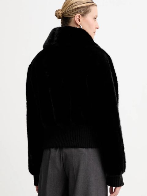 Pinko kurtka kolor czarny przejściowa oversize 105399 A2PI