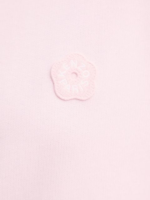 Kenzo bluza bawełniana damska kolor różowy gładka FF52SW1804MF
