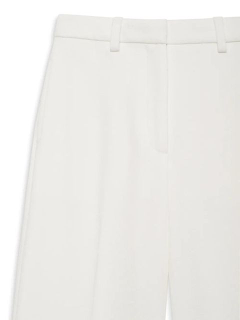 ANINE BING Lyra pressed-crease tailored trousers - White