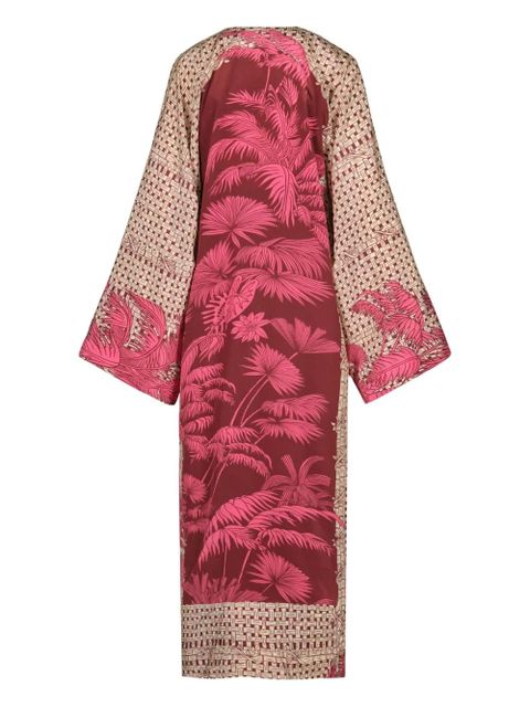 Johanna Ortiz Tropical Romance palm print beachwear - Red - zdjęcie produktu nr 2