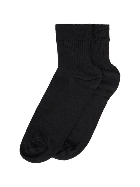 Valentino Garavani ribbed socks - Black - zdjęcie produktu nr 1