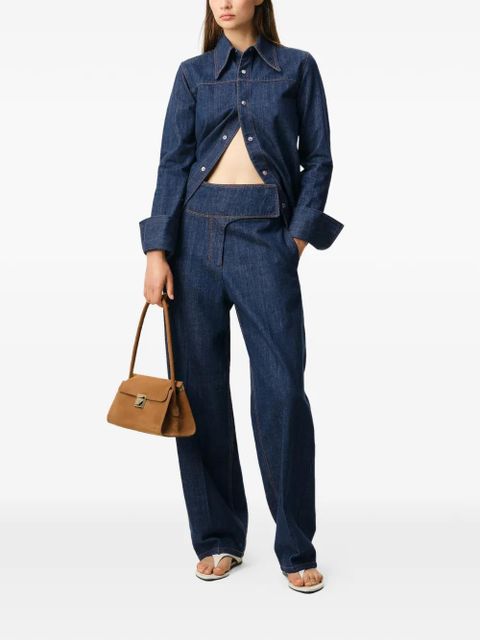 AMI Paris belted jeans - Blue - zdjęcie produktu nr 2