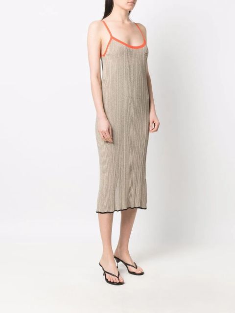 Diesel ribbed-knit midi dress - Neutrals