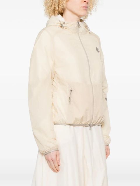 Moncler Edasic logo-patch jacket - Neutrals