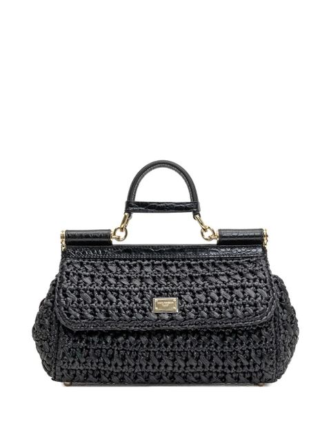 Dolce & Gabbana logo-plaque tote bag - Black - zdjęcie produktu nr 1