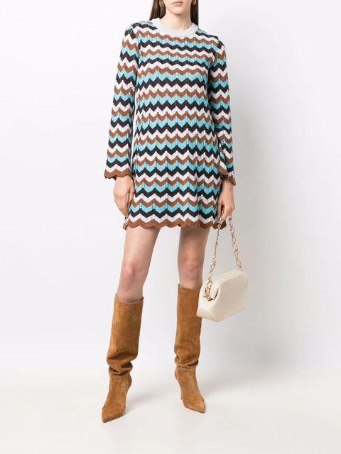 Missoni stripes mini dress - Brown - zdjęcie produktu nr 2