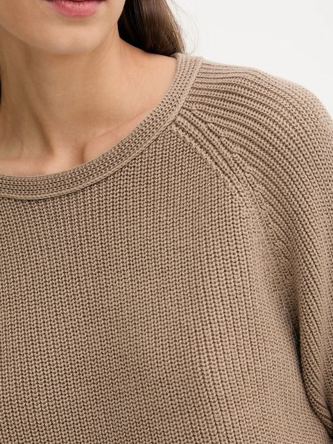 Marc O'Polo sweter bawełniany damski kolor beżowy 600605960109