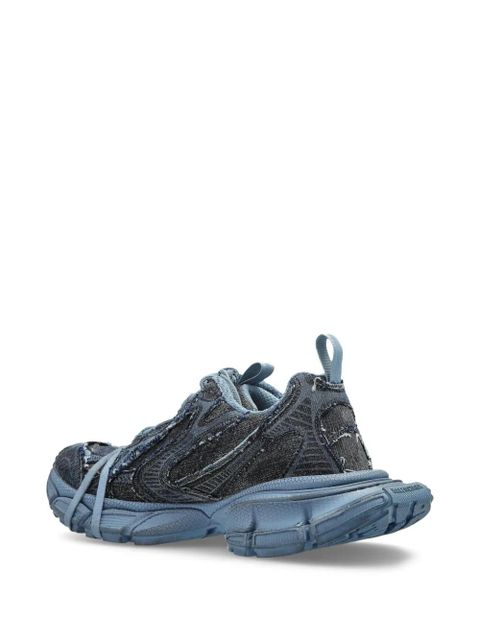 Balenciaga 3XL distressed lace-up sneakers - Blue