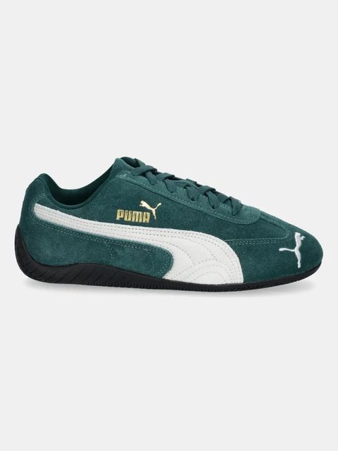 Puma sneakersy zamszowe Speedcat OG kolor zielony 398846