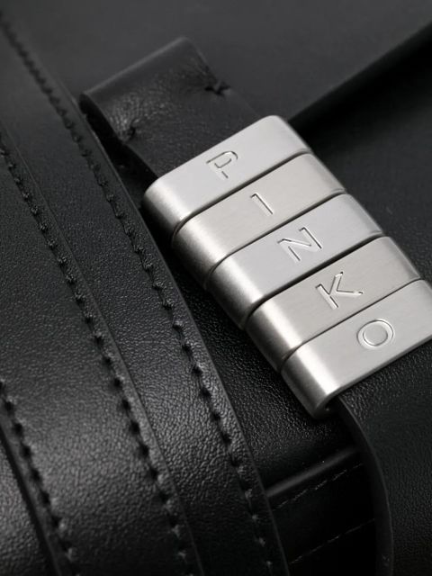 PINKO leather cross body bag - Black