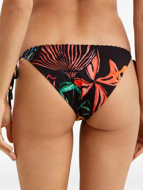 Charo Ruiz Ibiza Marisa abstract-print bikini bottoms - Black