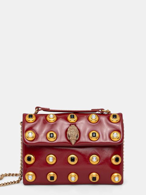 Kurt Geiger London torebka skórzana KENSINGTON kolor bordowy 4700250319 - zdjęcie produktu nr 1
