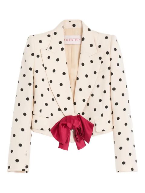 Valentino Garavani polka-dot blazer - Neutrals