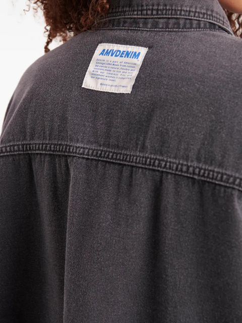 American Vintage Jazy long-sleeve denim shirt - Black